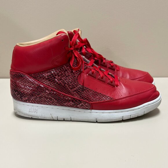 Nike Air Python Lux University Red Men's Size 14 - 632631-601 - Picture 2 of 9